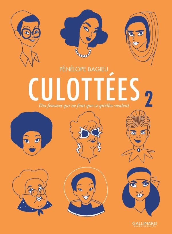 Couverture du livre 'Culottées, tome 2' de Pénélope Bagieu