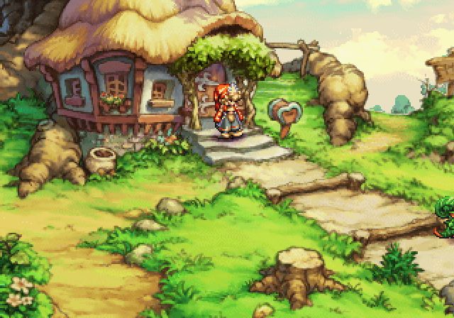 Screen capture of Legend of Mana on Playstation